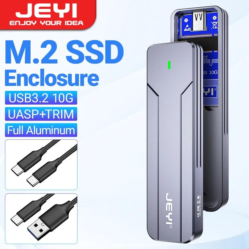 JEYI M.2 NVMe NGFF SSD Ŭ, Ǯ ˷̴ USB 3.2 Gen 2 10Gbps PCIe Ǵ SATA 6Gbps M-Ű B-Ű M.2 ̽  Ʈ UASP